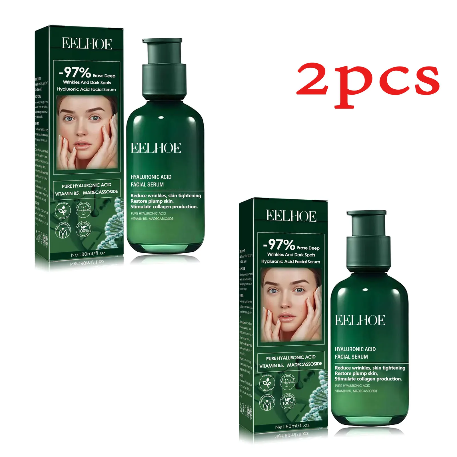 Hyaluronic Acid Serum – Dark Spot & Wrinkle Remover, Pore Minimizer - Image 7