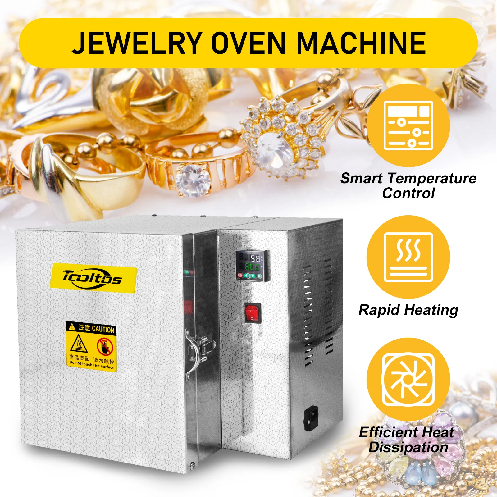 Industrial Four-Sided Heating Oven with Digital Display for High-Temperature Mold Heat Treatment - Image 5