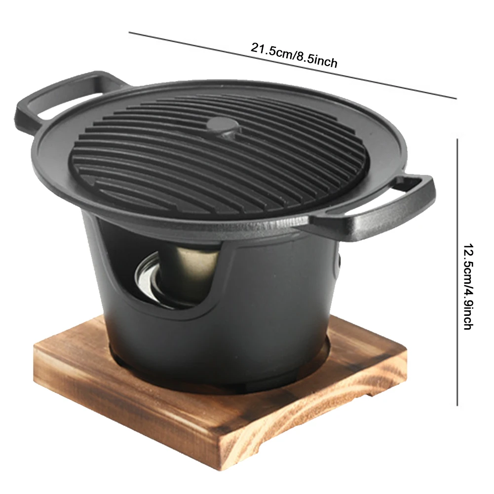 Portable Japanese Alcohol Stove – Smokeless Mini BBQ Grill for One - Image 10