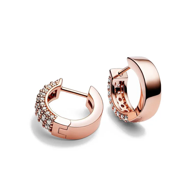 Double Hoop Sun & Moon Earrings – 925 Silver-Plated Butterfly Heart Studs - Image 50