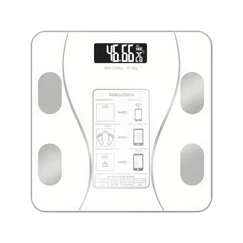 Smart Body Fat Scale, Wireless LED Digital Bathroom Weight & Body Composition Analyzer - Image 7