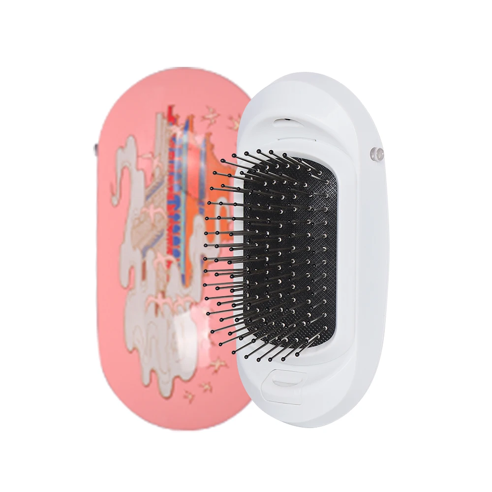 Portable Ionic Hairbrush – Anti-Static Scalp Massager for Frizz-Free Hair - Image 11