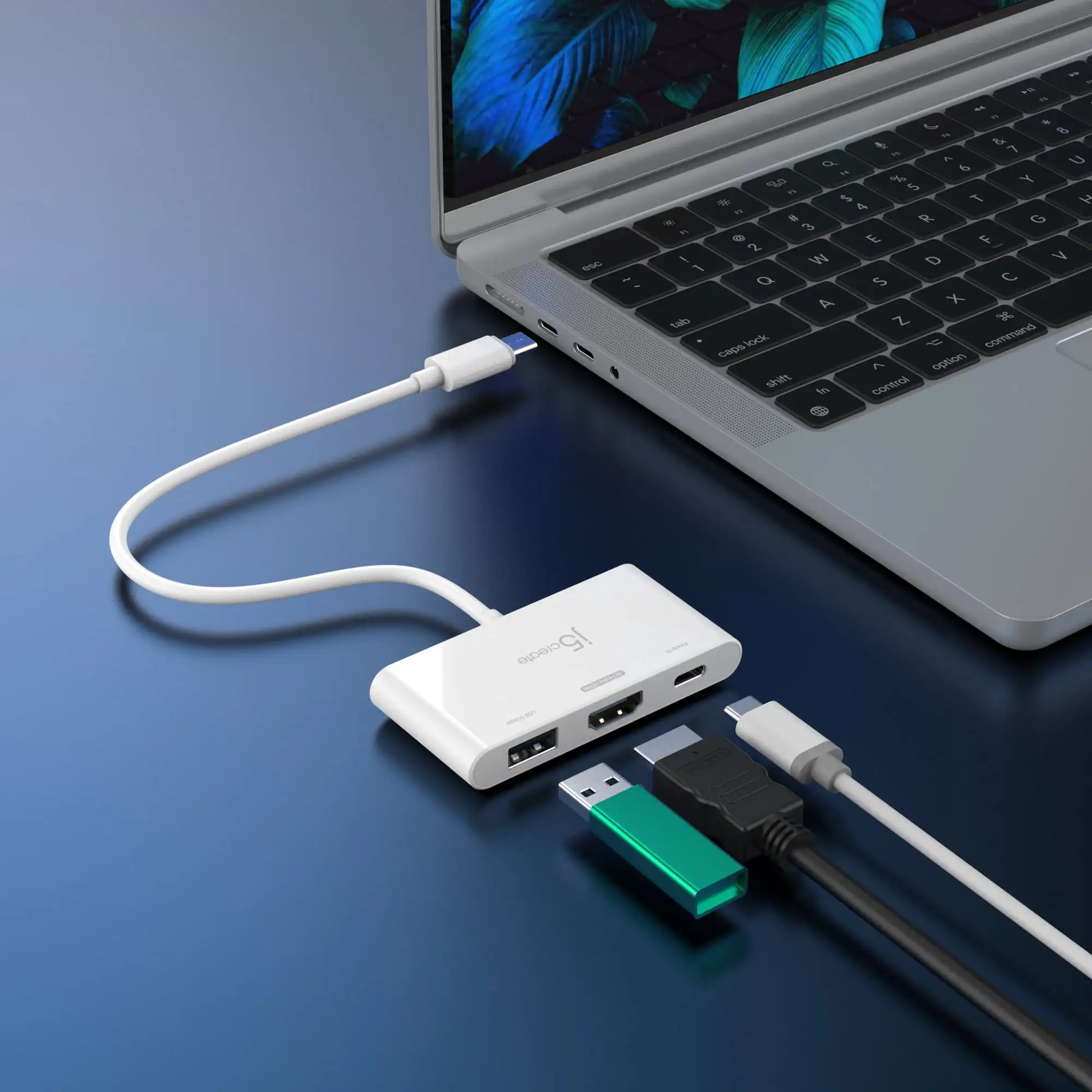 3-in-1 USB-C Hub – 4K HDMI, 100W Power Delivery, 5Gbps Data Transfer