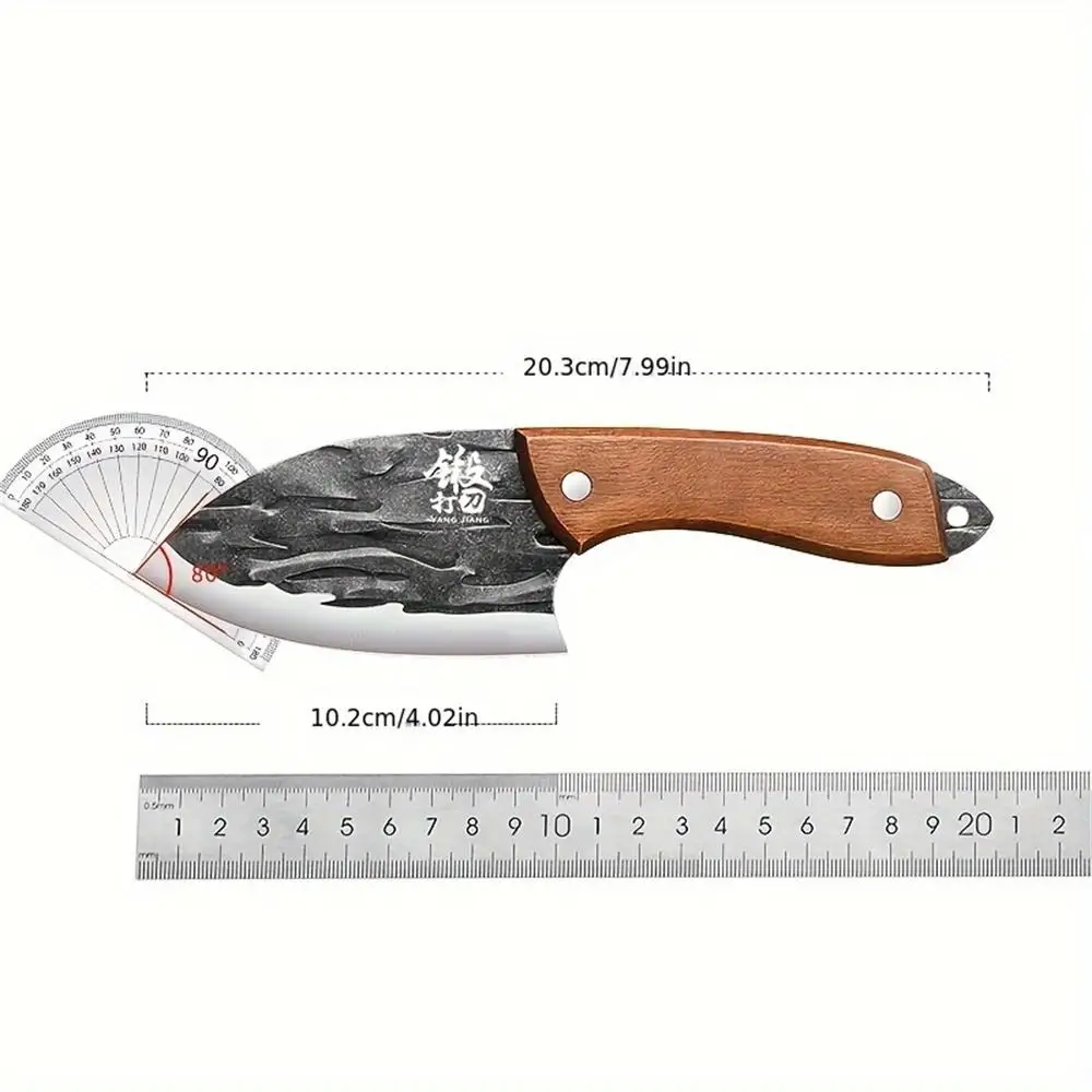 Mini Forged Kitchen Knife Set – Multi-Purpose Meat Cleaver & Fish Slicing Knife - Image 6