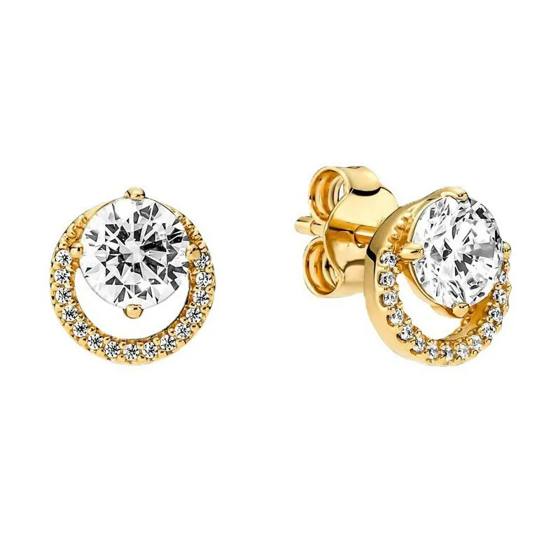 Double Hoop Sun & Moon Earrings – 925 Silver-Plated Butterfly Heart Studs - Image 27
