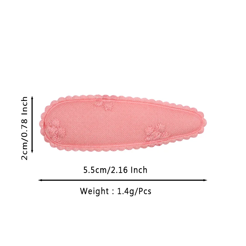 10Pcs Hair Accessories Girls Hairpin Solid Flowers Plaid Pattern Hair Clip Cute Children Hairgrip - Image 5