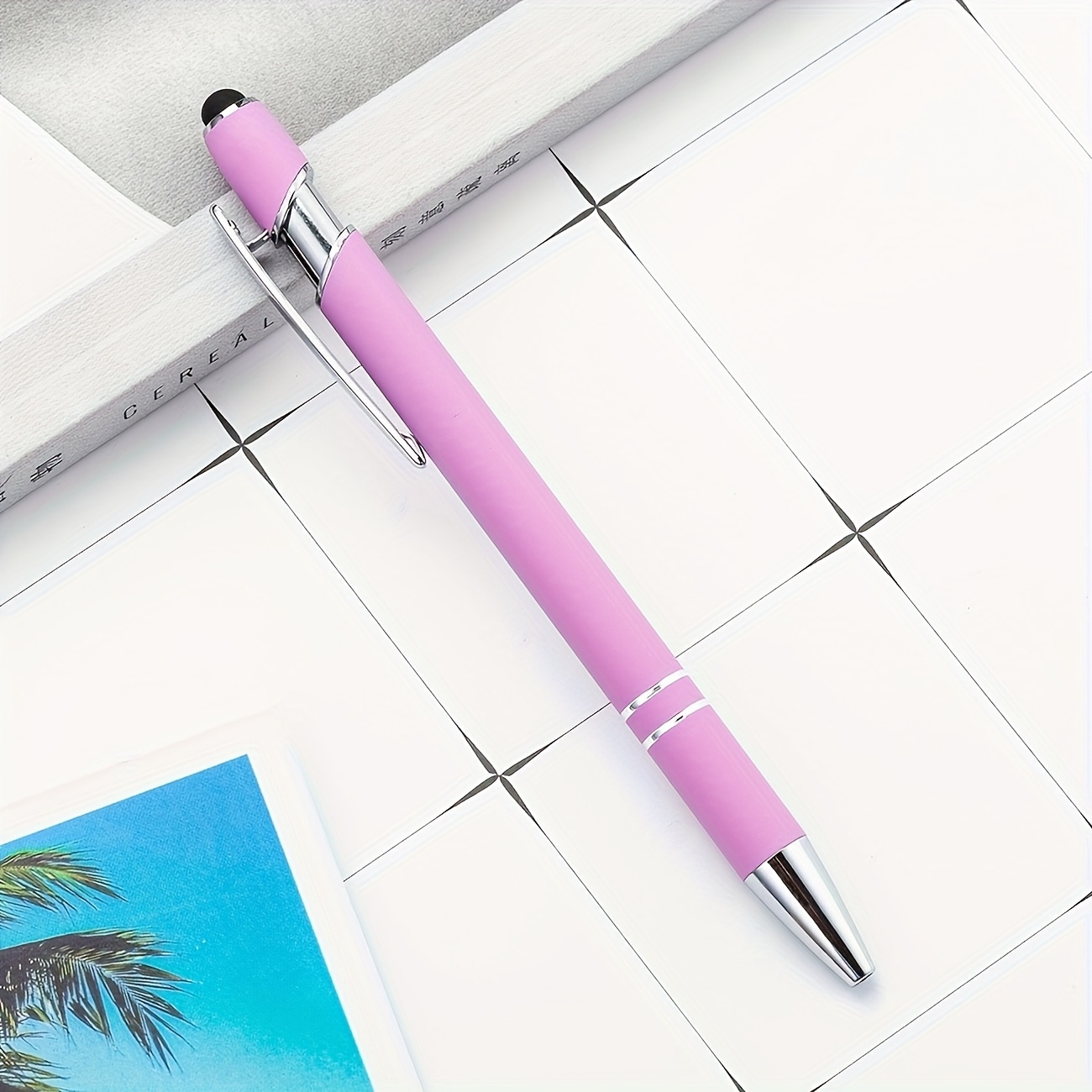 10-Pack Purple Stylus Ballpoint Pens – Smooth Writing & Screen Control - Image 5
